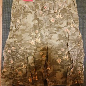 Jordan Craig Camo Floral Cargo hiking shorts skateboard hiphop Size 34